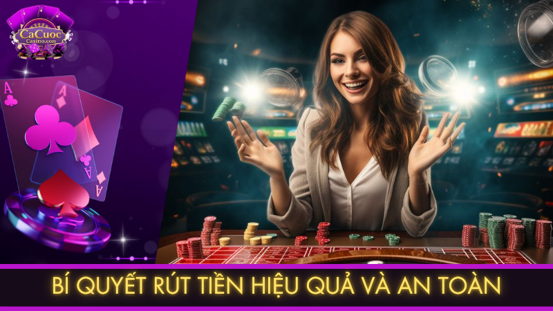 Bí quyết rút tiền hiệu quả và an toàn