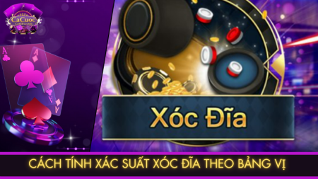 Tính xác suất xóc đĩa theo bảng vị