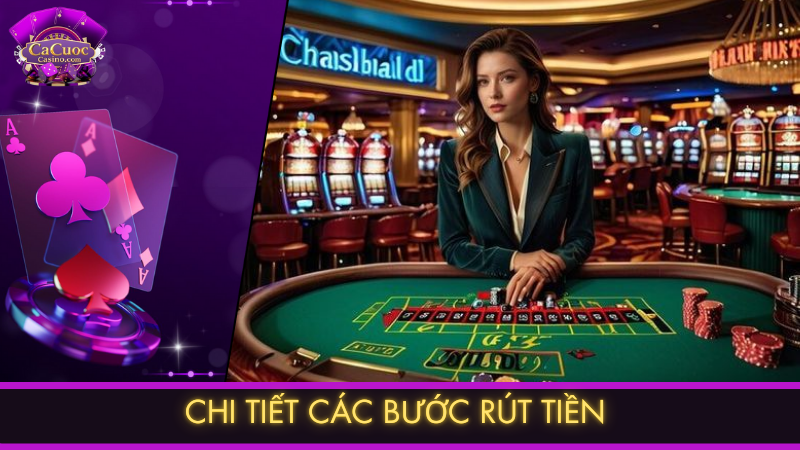 Chi tiết các bước rút tiền tại cá cược casino